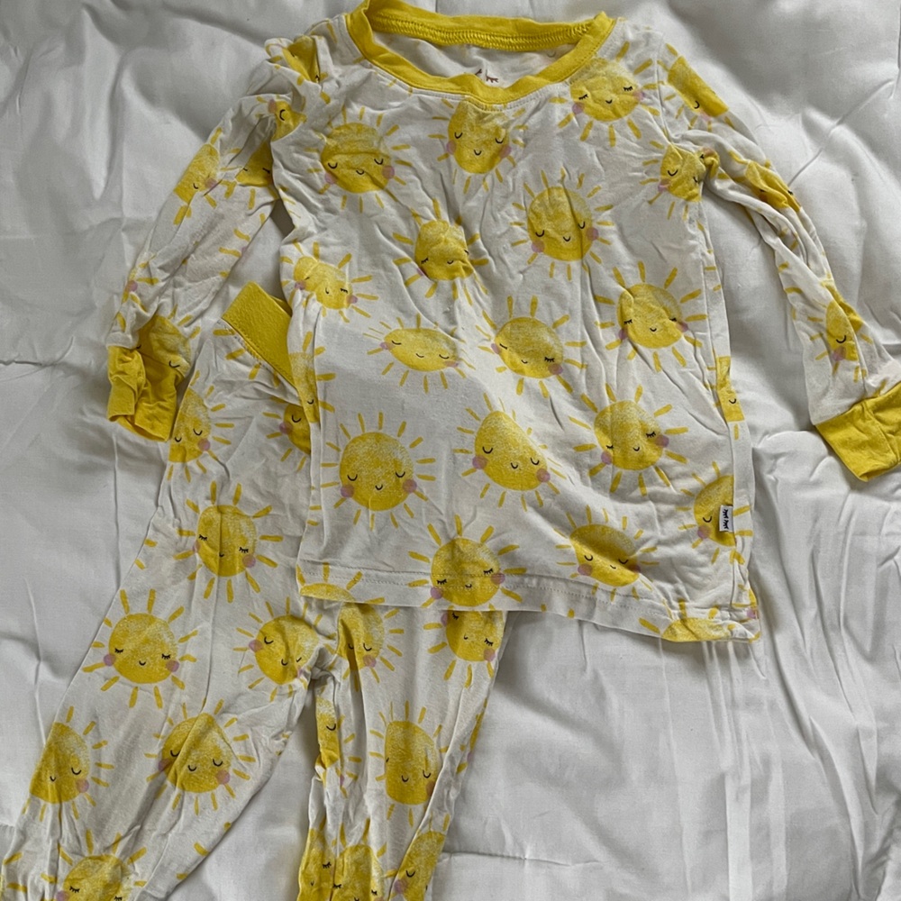 Little Sleepies Yellow Sunburst Pajama Set